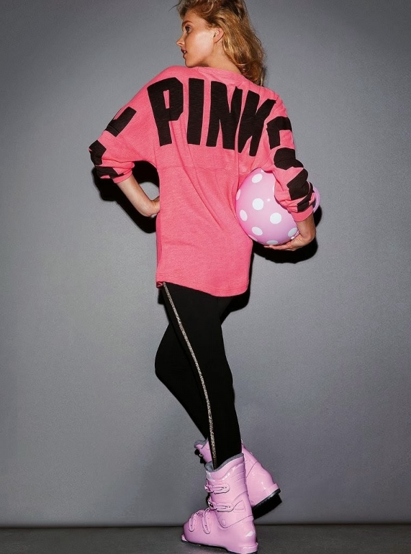 Năng động mà nữ tính với thời trang Victoria's Secret Pink tháng 10/2013 - Thời trang trẻ - Thời trang nữ - Thời trang - Người mẫu - Victoria's Secret - VS Pink - Elsa Hosk