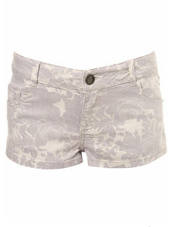 White Rose Printed Shorts - Miss Selfridge - Shorts - Teenage Wear