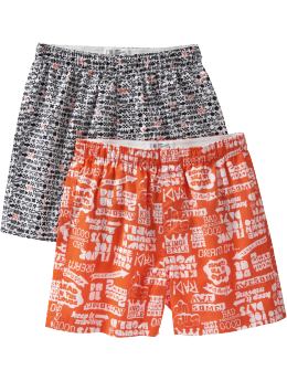 Boys Printed Boxer 2-Packs - Underwear - Kids Underwear - Old Navy