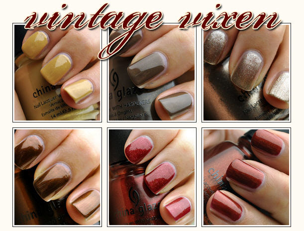China Glaze Vintage Vixen Collection Review, Photos, Swatches (Part 1) - Vintage Vixen - Nail Polish