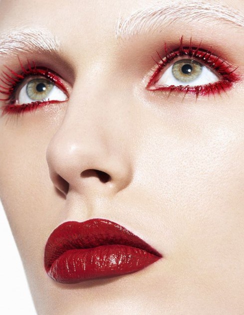 Cơn sốt màu đỏ ‘càn quét’ tạp chí Harper’s Bazaar Trung Quốc tháng 4/2014 - Madison Headrick - Làm đẹp - Người mẫu - Thư viện ảnh - Trang điểm - Make-up