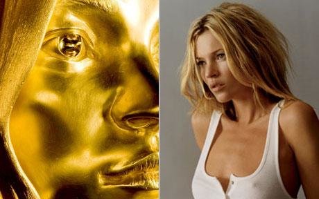 Solid gold statue of Kate Moss unveiled at British Museum