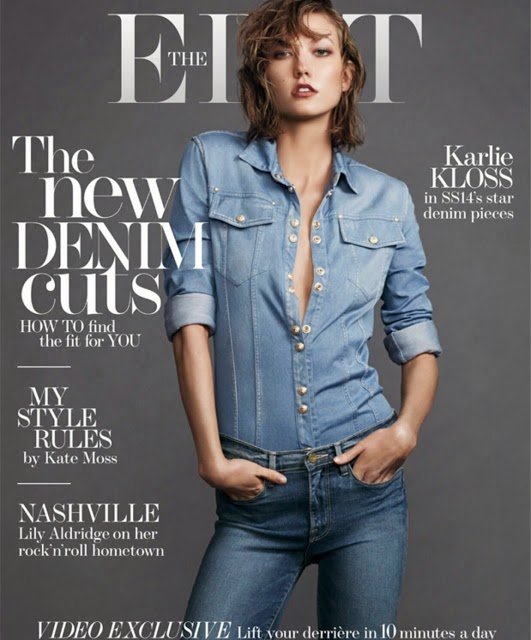 Karlie Kloss bày tỏ sự ngưỡng mộ siêu mẫu đàn chị Christy Turlington trên tạp chí The Edit