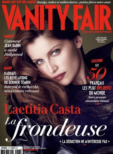 Laetitia Casta trên tạp chí Vanity Fair Pháp tháng 12