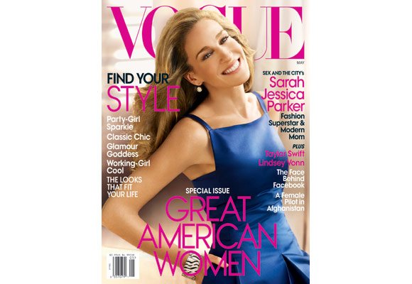 Sarah Jessica Parker a Vogue magazin májusi címlapján