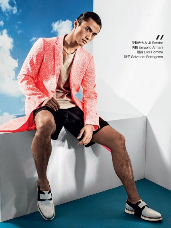 Zhao Lei "Sắc Lạnh" Trên Trang Bìa Tạp Chí Harper’s Bazaar Men Style Trung Quốc Xuân/Hè 2014 - Người mẫu - Tin Thời Trang - Thời trang - Hình ảnh - Zhao Lei - Harper’s Bazaar - Trang bìa - Tạp chí