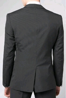 Limited Collection Grey Stripe Single Breasted 1 Button Suit - Suit - Men's Wear