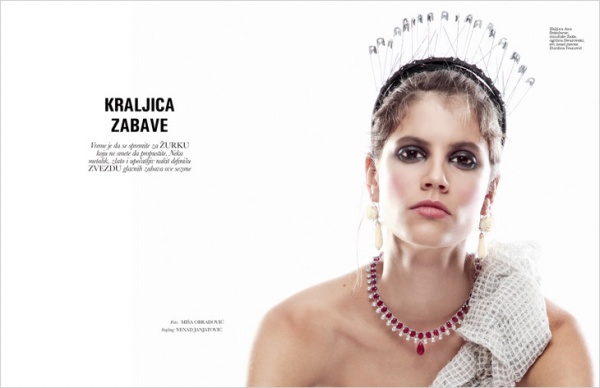 Antonina Petkovic ‘gai gốc’ trên tạp chí Elle Serbia - Antonina Petkovic - Elle Serbia - Tin Thời Trang - Người mẫu - Thời trang - Hình ảnh