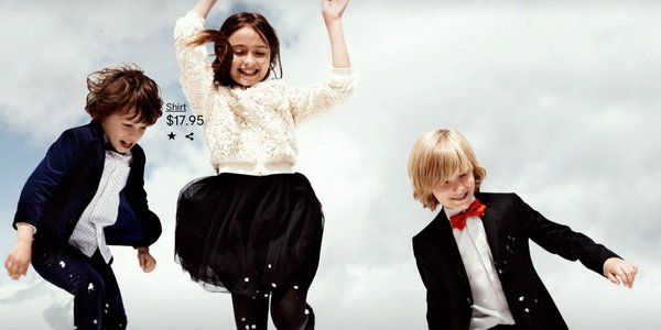 Những thiên thần nhỏ đáng yêu trong BST Holiday 2012 của H&M