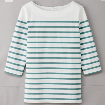 เส้นสายเรียบง่าย แต่ไม่ตกเทรนด์ จาก "MUJI" - แฟชั่นเสื้อผ้า - เสื้อผ้าเรียบง่าย - มูจิ - MUJI - ดีไซส์ - สไตล์พาสเทล - ลายขวาง