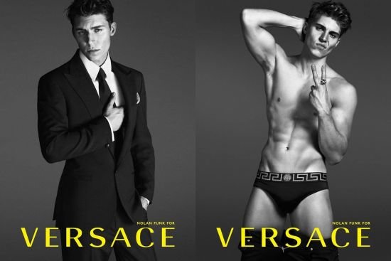 Nolan Funk พรีเซนเตอร์คนใหม่ Versace