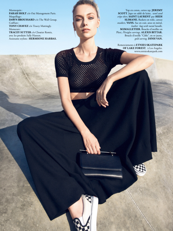 Farah Holt Chụp Ảnh Cho Tạp Chí Air France Madame Tháng 6-7/2013 - Farah Holt - Tạp chí - Air France Madame - Tin Thời Trang - Thời trang - Thời trang nữ - Người mẫu - Hình ảnh