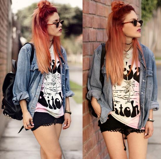 แฟชั่นมิกซ์...เสื้อเชิ้ตยีนส์ตัวเดียว ใส่กับอะไรก็เริ่ด!! - แฟชั่นวัยรุ่น - แฟชั่นการแต่งตัว - เสื้อเชิ้ตยีนส์ - แต่งตัวหลายสไตล์ - สตรีทแฟชั่น - ใส่ยีนส์