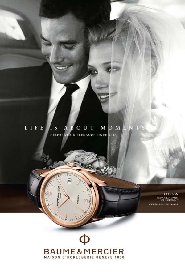 Hana Jircikova đồng hành cùng quảng cáo đồng hồ Baume & Mercier