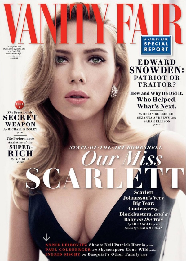 "Nữ Thần Sắc Đẹp" Scarlett Johansson Đầy Cuốn Hút Trên Tạp Chí Vanity Fair Tháng 5/2014 [VIDEO] - Tin Thời Trang - Thời trang - Hình ảnh - Tạp chí - Phong Cách Sao - Scarlett Johansson - Vanity Fair - Trang bìa