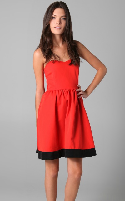 Cute Dresses for Bridemaid in Reddish Orange - Women's Wear
