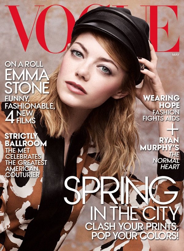Emma Stone cá tính trên Tạp chí Vogue [Photos]