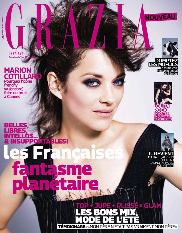 Marion Cotillard lên bìa Grazia Pháp