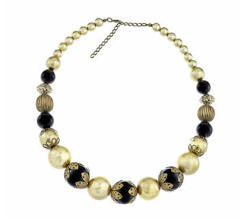 Print Bead Necklace - Topshop - Necklace - Jewelry