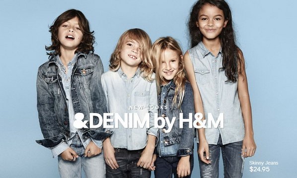 H&M tung BST denim 2013 cực cute dành cho bé