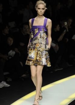 Streamlined Versace has industrial precision