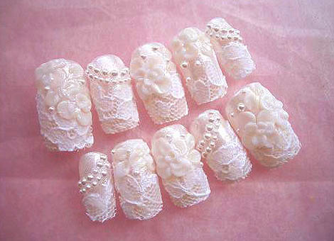 Sinh động cùng nail 3D - xu hướng - Thời trang nữ - Tư vấn - Trang trí móng - Hè 2012
