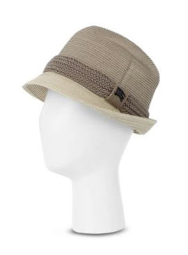 BASKET WEAVE TRILBY HAT - Burberry - Hat - Accessory