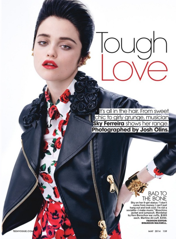 Sky Ferreira biến hóa trên tạp chí Teen Vogue tháng 5/2014 - Hình ảnh - Tin Thời Trang - Người mẫu - Thư viện ảnh - Sky Ferreira - Teen Vogue