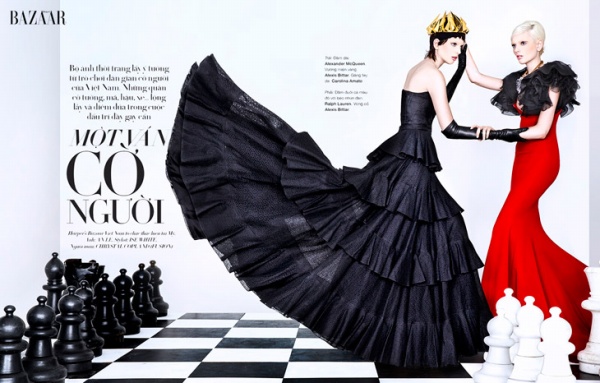 "Một Ván Cờ Người" trên Tạp chí Harper's Bazaar Việt Nam - Thời trang nữ - Người mẫu - Thời trang - Tạp chí thời trang - Harper's Bazaar VN - Hình ảnh