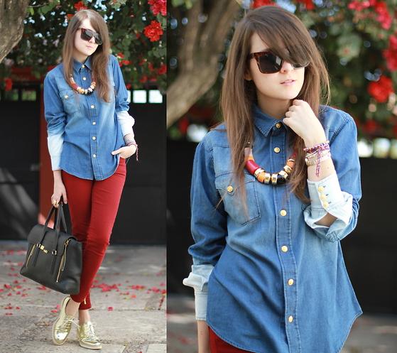 แฟชั่นมิกซ์...เสื้อเชิ้ตยีนส์ตัวเดียว ใส่กับอะไรก็เริ่ด!! - แฟชั่นวัยรุ่น - แฟชั่นการแต่งตัว - เสื้อเชิ้ตยีนส์ - แต่งตัวหลายสไตล์ - สตรีทแฟชั่น - ใส่ยีนส์