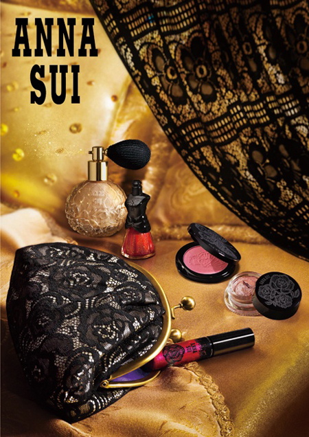 Luxurious and Glamorous Anna Sui Black Veil Holiday 2012 Collection - Anna Sui - Collection - Cosmetics - Designer - Fashion - Holiday 2012