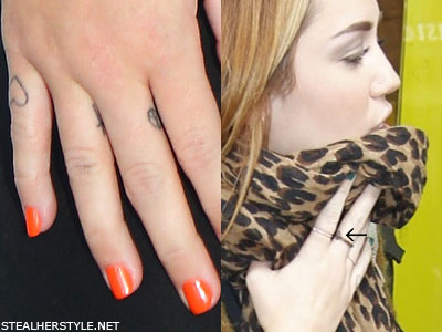 Miley Syrus và những hình xăm ấn tượng - Hình xăm