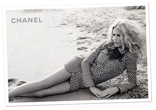 Chanel's Spring 2008 Advertising Campaign With Claudia Schiffer