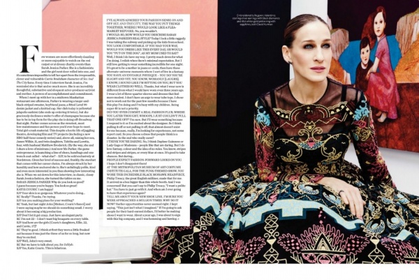Sarah Jessica Parker kiêu sa cùng họa tiết trên tạp chí InStyle Anh tháng 5/2014 - Sao - Phong Cách Sao - Tin Thời Trang - Hình ảnh - Sarah Jessica Parker - InStyle Anh