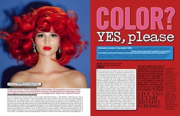 'Color? Yes Please': Ấn phẩm thời trang nổi bật của Vogue Ý tháng 11 - Vogue Ý - Tin Thời Trang - Người mẫu - Thư viện ảnh - Anais Pouliot - Kelsey Van Mook - Melissa Tammerijn