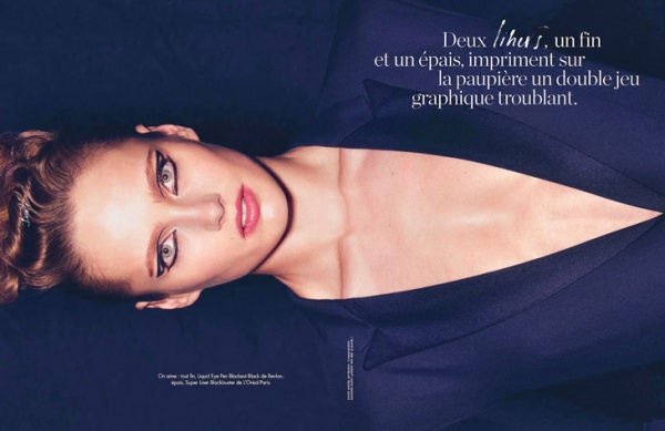 Karmen Pedaru khoe sắc trên tạp chí Elle Pháp tháng 3/2014 - Người mẫu - Hình ảnh - Làm đẹp - Make-up - Trang điểm - Tóc - Thư viện ảnh