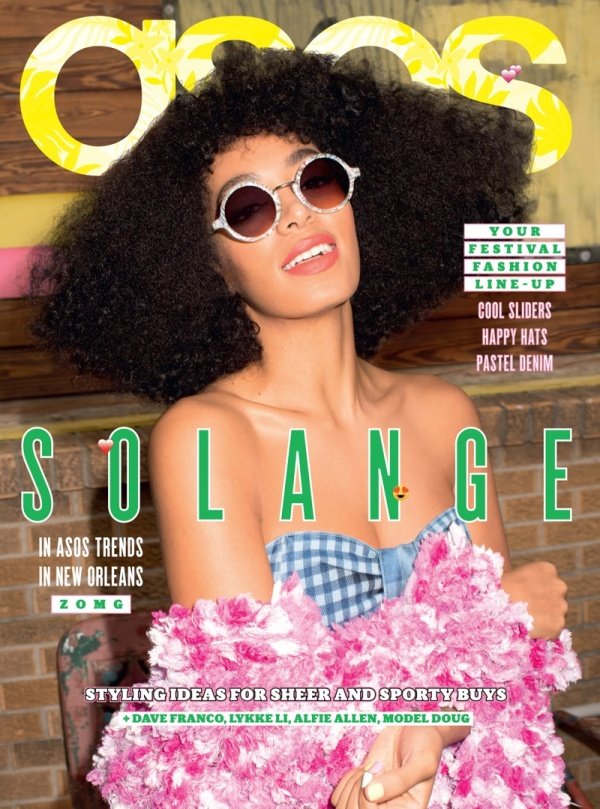 Solange Knowles tưng bừng đón hè trên tạp chí ASOS tháng 6/2014