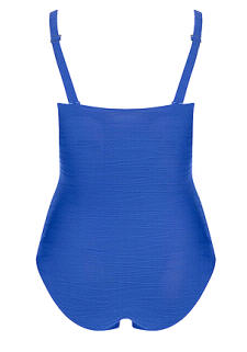 Blue Textured Swimsuit - Swimsuit - Evans
