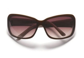 Rectangular Brown Sunglasses