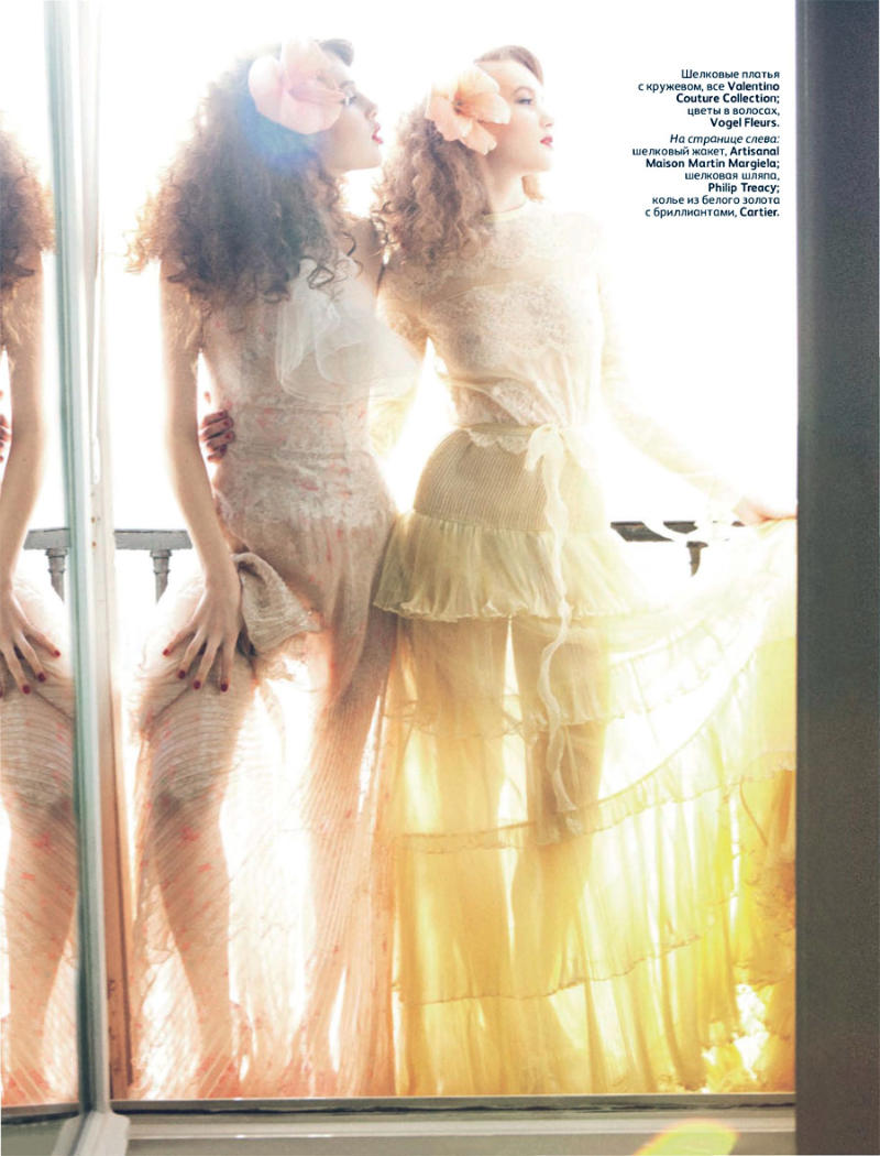 Anais Pouliot | Ellen von Unwerth | 'High Flying Bird' | Vogue Russia April 2011 - Fashion - Vogue
