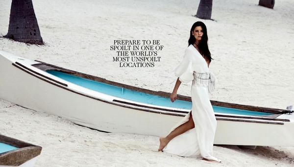 Ava Smith & Thời trang đi biển trên tạp chí Vogue Úc tháng 8/2013 - Ava Smith - Đi biển - Người mẫu