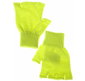 Yellow Fingerless Gloves - TOPMEN - Gloves - Accessory