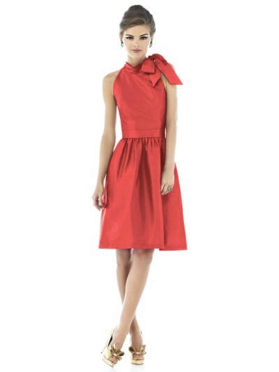 Cute Dresses for Bridemaid in Reddish Orange - Women's Wear