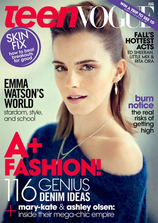 Emma Watson cuốn hút trên Tạp chí Teen Vogue - Emma Watson - Teen Vogue - Tháng 08/2013 - Thời trang nữ - Thời trang - Phong Cách Sao - Hình ảnh - Tạp chí thời trang