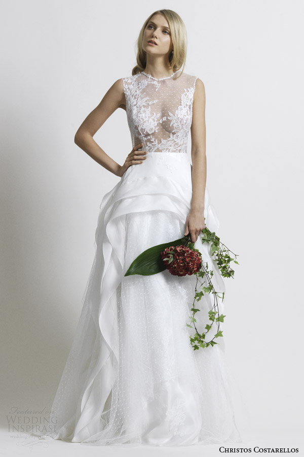 Quyến rũ hơn cùng những chiếc váy cưới trong BST của Christos Costarellos - Christos Costarellos - 2014 - Thời trang cưới - Váy cưới - Thời trang - Thời trang nữ - Bộ sưu tập - Nhà thiết kế