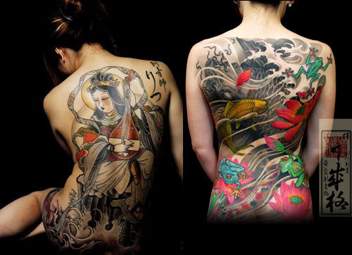 Japanese Traditional Tattoo Inspirations - Fashion - Women's Wear - Tattoos - Japanese - Japanese Tattoos