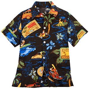 Aloha Mickey Mouse and Friends Hawaiian Shirt for Boys