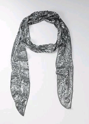 Talitha Sequin Scarf - Scarves - Fossil - Accessory