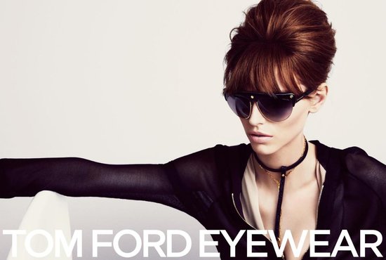 Karlina Caune sang trọng quyến rũ khi chụp ảnh quảng cáo BST mắt kính Hè 2013 của Tom Ford - Karlina Caune - Nhà thiết kế - Bộ sưu tập - Mắt Kính - Phụ kiện - Thời trang - Hè 2013