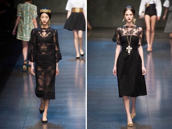 ความอลังการ!! Dolce&Gabbana Gets Regal, Religious for Fall 2013 - แฟชั่นคุณผู้หญิง - เทรนด์ใหม่ - แฟชั่นโชว์ - Dolce&Gabbana
